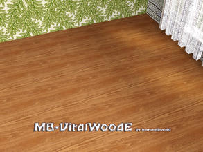 Sims 3 — MB-VitalWoodE by matomibotaki — Wooden pattern with naturally grained wooden texture and 3 recolorable areas, by