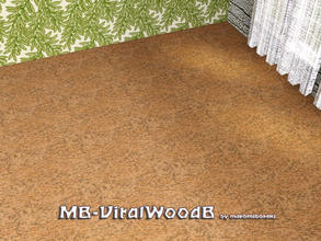 Sims 3 — MB-VitalWoodB by matomibotaki — Wooden pattern with naturally grained wooden texture and 3 recolorable areas, by