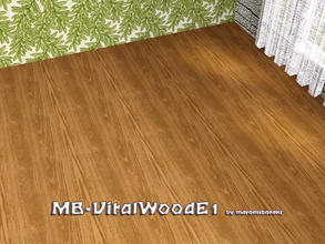 Sims 3 — MB-VitalWoodE1 by matomibotaki — Wooden pattern with naturally grained wooden texture vertical and 3 recolorable