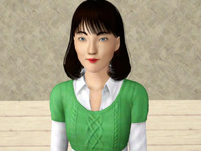 Sims 3 — Kit Ying by claudiasharon — This is Kit Ying, a Chinese-Vietnamese professional author. She donates to animal
