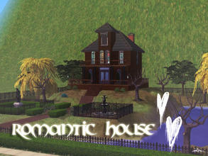Sims 2 — Romantic House by grattgratt2 —  It\'s a house for your vampire, romance, etc... 