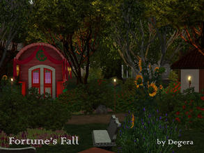 Sims 3 — Fortune's Fall by Degera — The denizens of Dragon Valley went early to bed on the night of the full moon, and