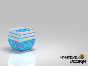Sims 3 — Iris Cereal Bowls - Kitchen Decoration by NynaeveDesign — Iris Cereal Bowls The Iris Cereal Bowls are