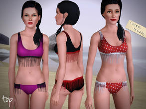 Sims 3 — Retro Beach Bikini 01 by katelys — swimwear for adult and young adult females in similar style as my previous