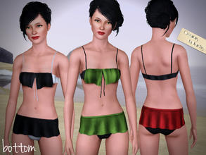 Sims 3 — Retro Beach Bikini Briefs 02 by katelys — swimwear for adult and young adult females in similar style as my