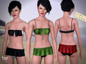 Sims 3 — Retro Beach Bikini 02 by katelys — swimwear for adult and young adult females in similar style as my previous