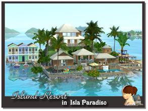 Sims 3 — Island Resort by evanell — An beautiful island resort with isolated wonderful views of your dreams. There are