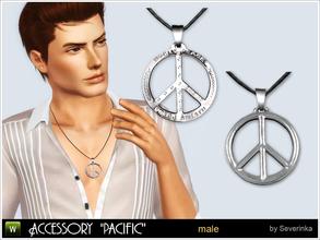 Sims 3 — SV Accessory Pacific male by Severinka_ — Accessory Pacific for men. Sign of the Pacific - a symbol of peace,