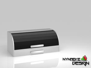 Sims 3 — Stainless Steel Bread Box - Kitchen Decoration by NynaeveDesign — Stainless Steel Bread Box The sleek style