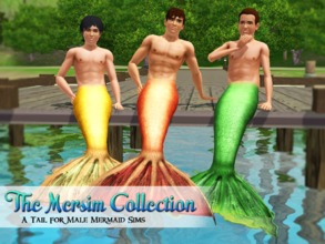 Sims 3 — The Mersim Collection Male Tail 1 [SEE CREATOR NOTES] by medalgold2 — Freshen up your mersims' looks with The