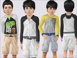 Sims 3 — 337 - Casual set for child by sims2fanbg — .:337 - Casual set for child:. Items in this Set: Top in 3