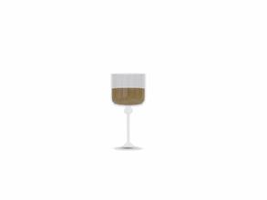 Sims 3 — White Cream Glass by Flovv — A glass of quality drink.