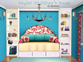 Sims 3 — Saylor Children's Room by Rennara — Do you have a Sim looking for a child's bedroom especially designed for