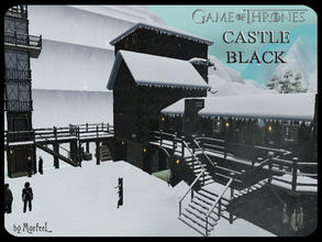 Sims 3 — Castle Black by murfeel — Enjoy the summer, simmers, because Winter is Coming! This is the last defense in the