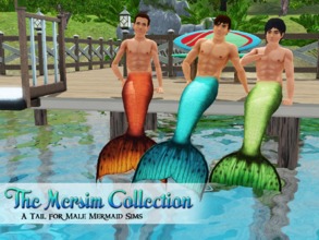 Sims 3 — The Mersim Collection Male Tail 2 [SEE CREATOR NOTES] by medalgold2 — Freshen up your mersims' looks with The