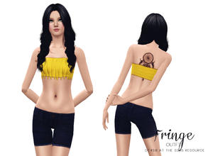 Sims 3 — Fringe Top by DT456 — Fringe styled top made by DT456 for The Sims Resource.