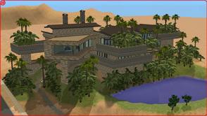 Sims 2 — Oasis home by RamboRocky90 — ...