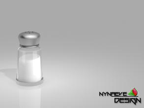 Sims 3 — Salt Shaker - Kitchen Decoration by NynaeveDesign — Salt was one of the most sought after commodities on the