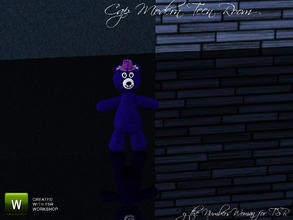 Sims 3 — Cap Modern Teen Bedroom Small Teddy Bear by TheNumbersWoman — Stylish Furniture priced for the disappearing
