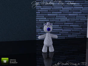 Sims 3 — Cap Modern Teen Bedroom Teddy Bear by TheNumbersWoman — Stylish Furniture priced for the disappearing middle