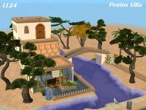 Sims 2 — Pentos Villa by luckylibran242 — Based on Pentos from a Song of Ice and Fire (Game of thrones) This split level