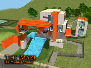 Sims 2 — The Maze by MCRmyAngels2 — Hi everyone! Here is my new house for you! Its style is kind of crazy and a little