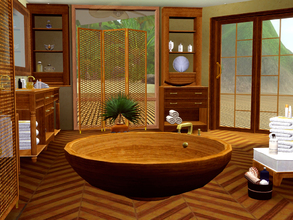 Sims 3 — Caribbean Bathroom by ShinoKCR — Here is my last Part of the Caribbean Set: The Bathroom in the matching Style