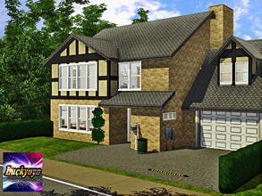 Sims 3 — British House 4 - By Luckyoyo by luckyoyo — A brand new 3 Double Bedroomed detached house. This house has 2 and