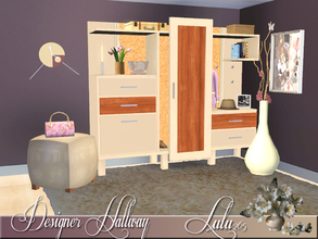 Sims 3 — Designer Hallway by Lulu265 — The fifth in the Designer Set is this small Hallway, just the thing for that empty