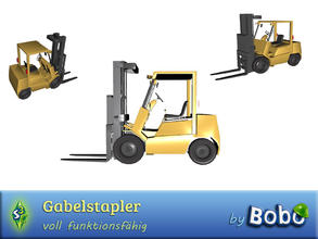 Sims 3 — forklifts by ruhrpottbobo — forklifts, well suited for companies 
