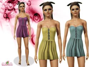 Sims 3 — Mini Strapless Dress by ESsiN — ***Mini Strapless Dress ***Y.Adult- Adult ***Everday-Formal