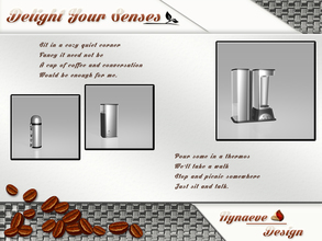 Sims 3 — Delight Your Senses by NynaeveDesign — Cup of Coffee by Teresa Harr-Pena I think it's time to meet People from