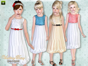 Sims 3 — Wedding Fairy - Set by lillka — This set includes: Wedding Fairy dress with shoes. I hope you like it :) 