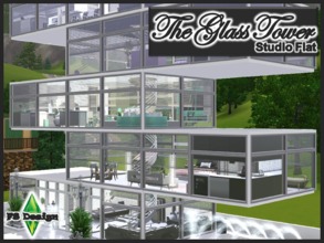 Sims 3 — The Glass Tower - Studio Flat by fsdesign2 — :: FS Design | The Glass Tower - Studio Flat :: A super modern and