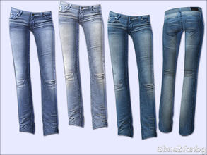 Sims 3 — 350 - Casual jeans by sims2fanbg — .:350 - Casual set for teens:. Jeans in 3 recolors,Recolorable,Launcher