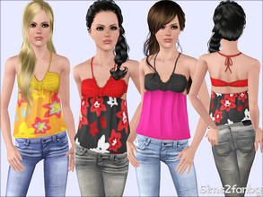 Sims 3 — 350 - Casual top 1 by sims2fanbg — .:350 - Casual set for teens:. Top in 3 recolors,Custom