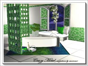 Sims 3 — Crazy Metal_marcorse by marcorse — A metal pattern a la crazy paving in green and grey.