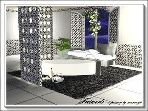 Sims 3 — Fretwork_marcorse by marcorse — Metal fretwork in a circular design with a Moorish influence.