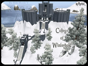 Sims 3 — College of Winterhold by murfeel — Located in the northern section of the city of Winterhold, in northern
