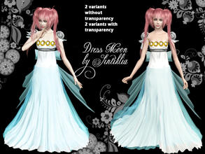 Sims 3 — Sintiklia - Dress Moon by SintikliaSims — This time I tried to make dress looks like Serenity from Sailormoon.