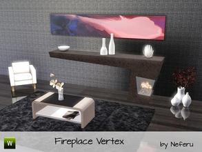 Sims 3 — Fireplace Vertex by Neferu2 — Exclusive and original fireplace design_by Neferu_TSR