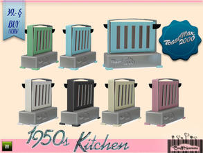 Sims 3 — 1950s Kitchen Toast Max 2000 by BuffSumm — Let your Sim rock the 50ies! Teengirls in Petticoat, Elvis and