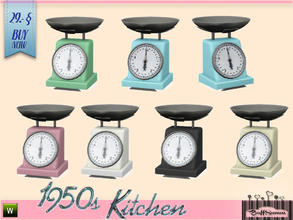 Sims 3 — 1950s Kitchen Scale by BuffSumm — Let your Sim rock the 50ies! Teengirls in Petticoat, Elvis and Rock'n'Roll.