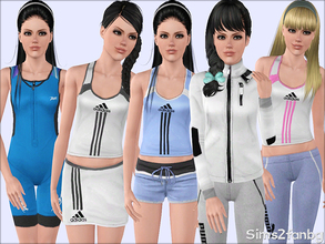 Sims 3 — 352 - Sport set by sims2fanbg — .:352 - Sport set:. Items in this Set: Top in 3 recolors,Recolorable,Launcher