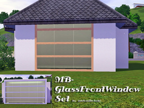 Sims 3 — MB-GlassFrontWindowSet by matomibotaki — MB-GlassFrontWindowSet,window set with 3 matching windows, with