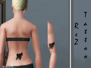 Sims 3 — Rez Tattoo by barbara93 — Bleeding heart tattoo for your sim