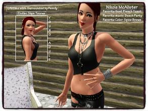 Sims 3 — Nikole McAlister - *YA* by Xodess — **ADDED RECOMMENDED ITEMS** Nikole is a young adult who wants to have a