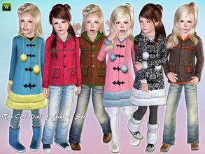 Sims 3 — The Cold Wind of Autumn - Set by lillka — This set includes: Winter coat, Corduroy jacket and jeans.