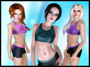 Sims 3 — Cheer Extreme sport bra by ingmu2 — Cheerleading practice will never be the same, a must have for any