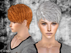 Sims 2 — Demonic Hairstyle - Set by Cazy — Hairstyle for male young adult~elder